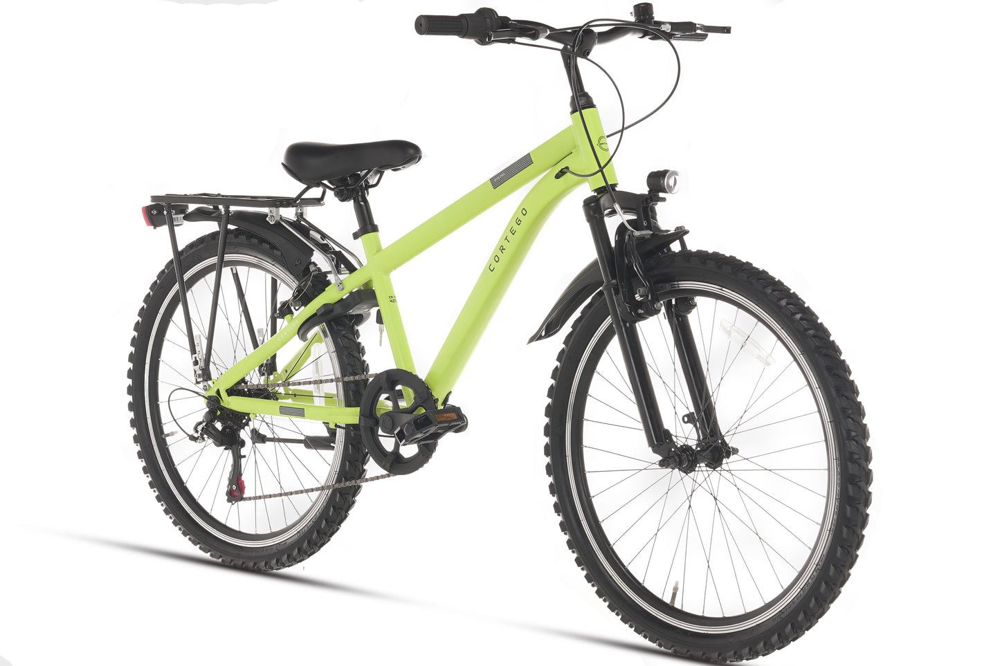 Ranger Plus 7-Gang Jungenfahrrad 24 Zoll fluoreszierend gelb
