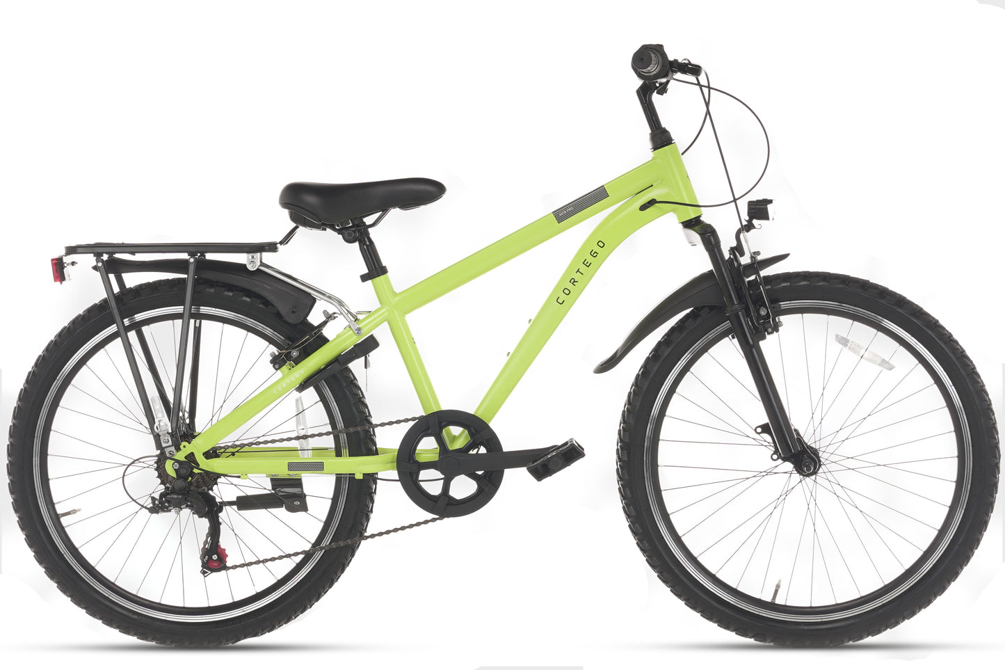 Ranger Plus 7-Gang Jungenfahrrad 24 Zoll fluoreszierend gelb