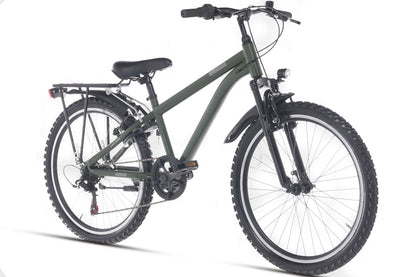 Ranger Plus 7-Gang Jungenfahrrad 24 Zoll Blau