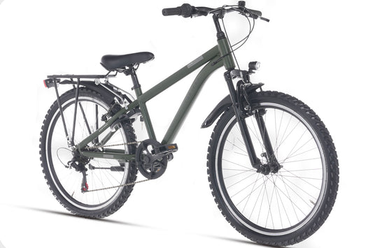 Ranger Plus 7-Gang Jungenfahrrad 24 Zoll Blau