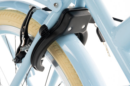 Transporter Mädchenfahrrad 22 Zoll - 7 Gänge - Blau