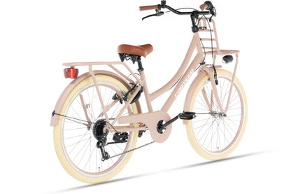 Transporter Girls' Bike 22 inch - 7 Gears - Salmon