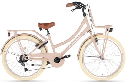 Transporter Girls' Bike 22 inch - 7 Gears - Salmon