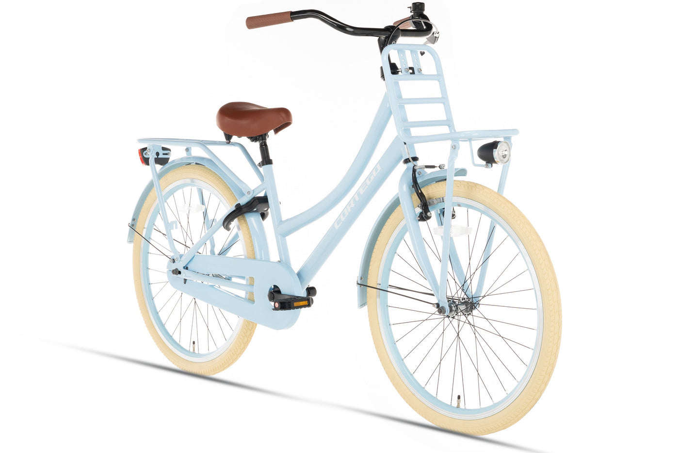Transporter Mädchenfahrrad 24 Zoll Blau