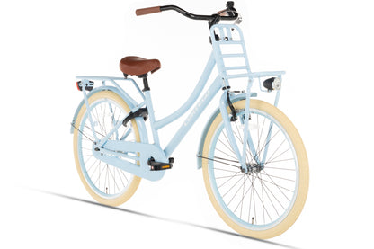 Transporter Mädchenfahrrad 24 Zoll Blau
