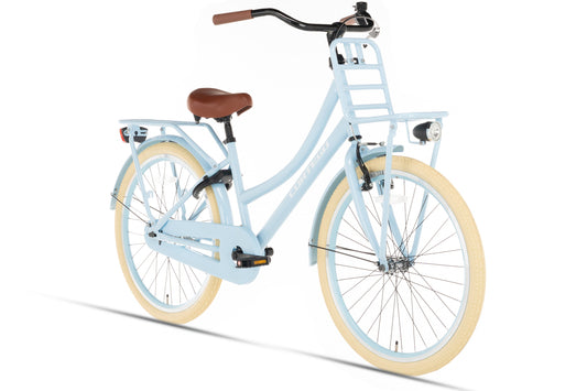 Transporter Mädchenfahrrad 24 Zoll Blau