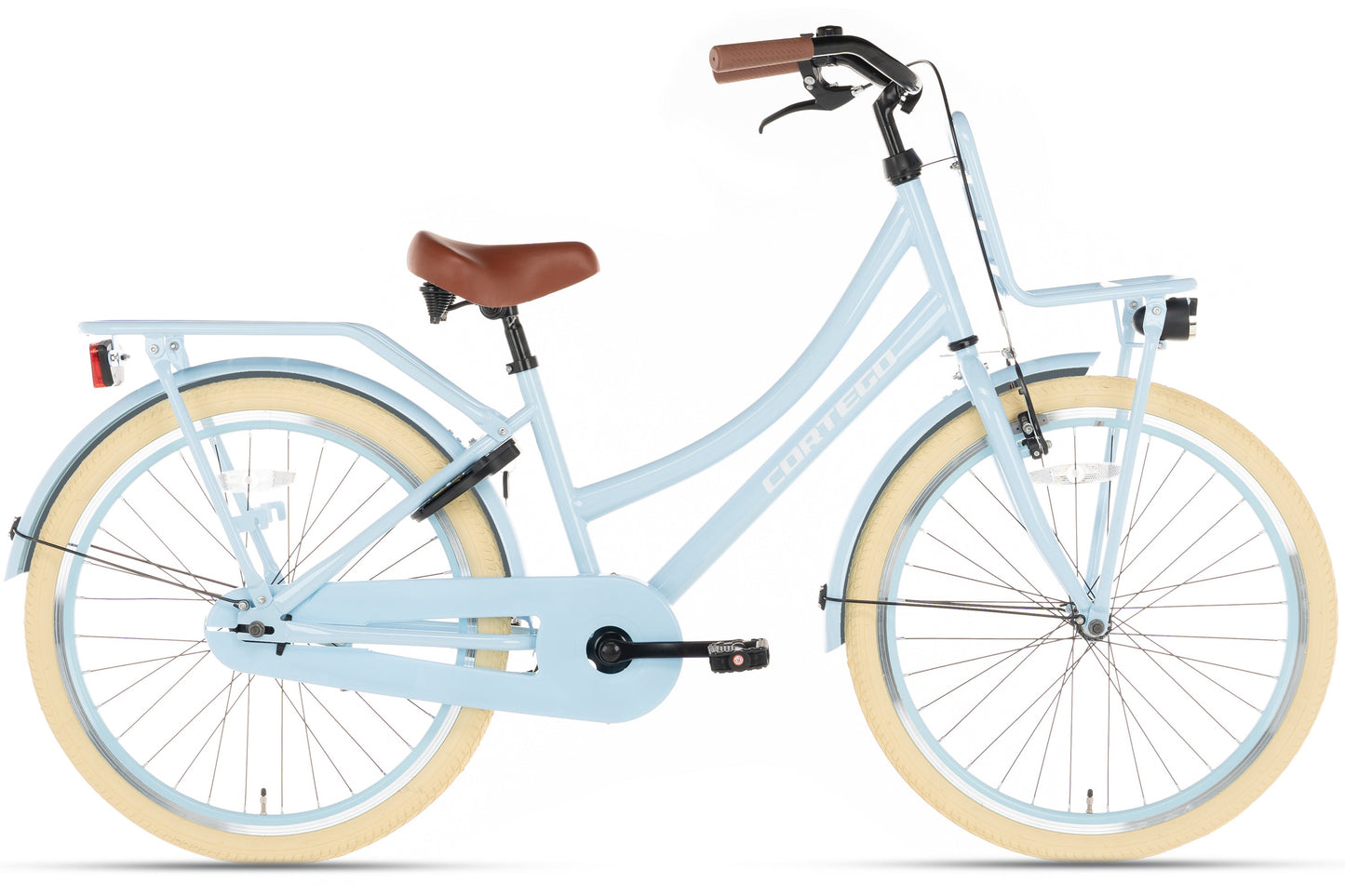 Transporter Mädchenfahrrad 24 Zoll Blau