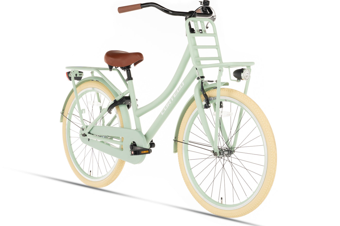 Transporter Mädchenfahrrad 24 Zoll Grün