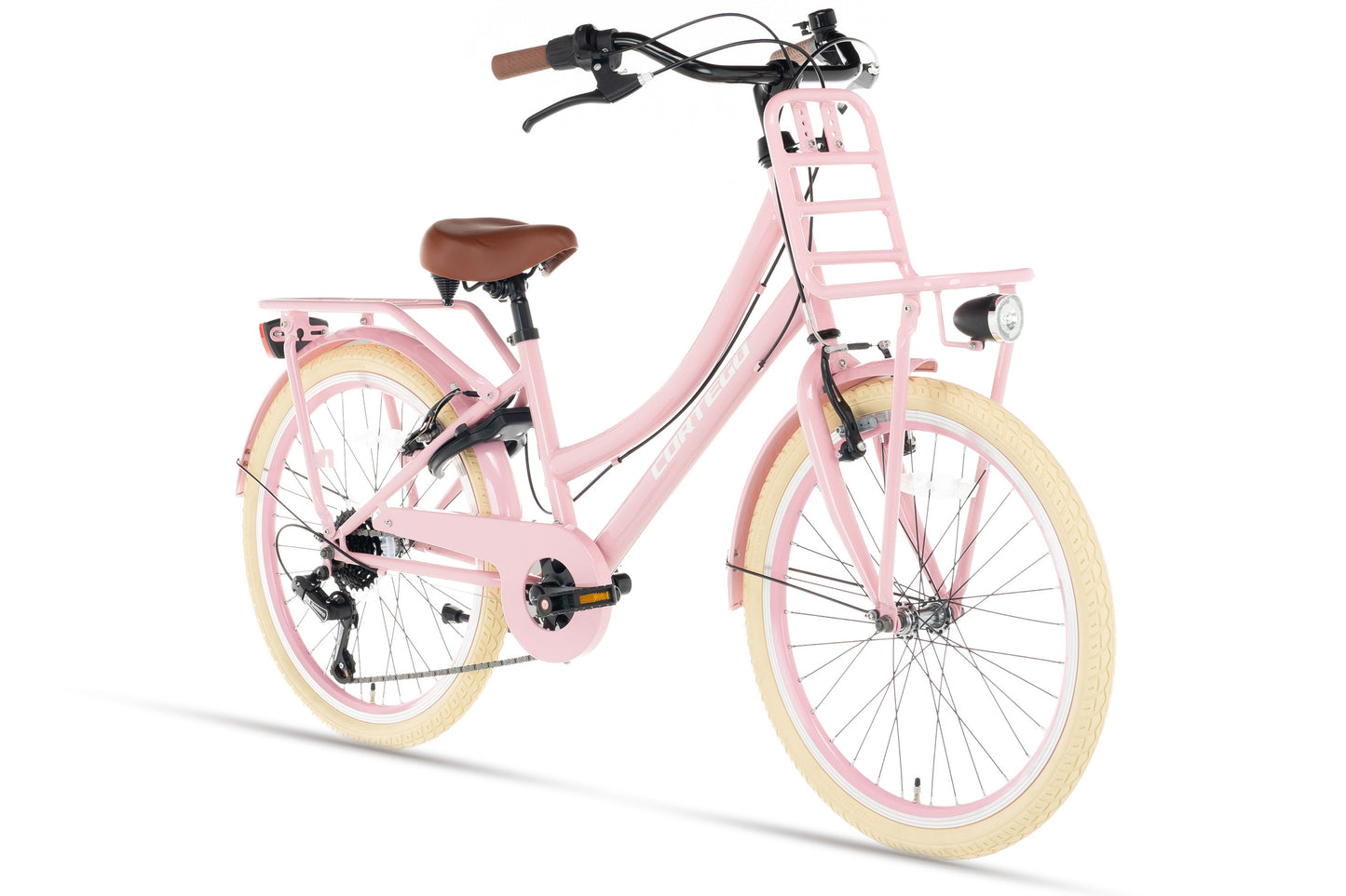Transporter Girls' Bicycle 22 inch - 7 Gears - Pink