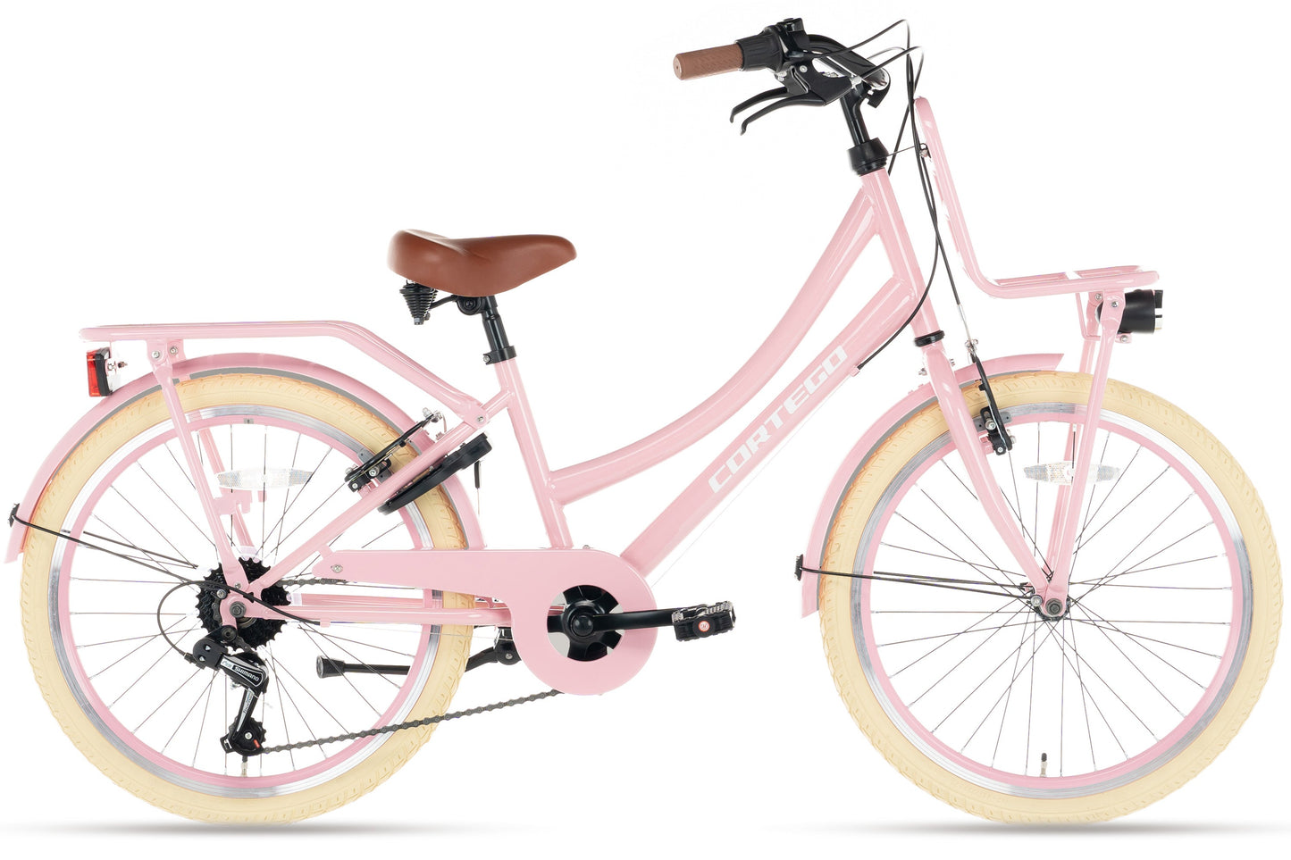 Transporter Girls' Bicycle 22 inch - 7 Gears - Pink