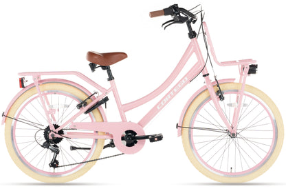 Transporter Girls' Bicycle 22 inch - 7 Gears - Pink