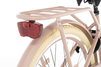 Transporter Mädchenfahrrad 22 Zoll Lachs