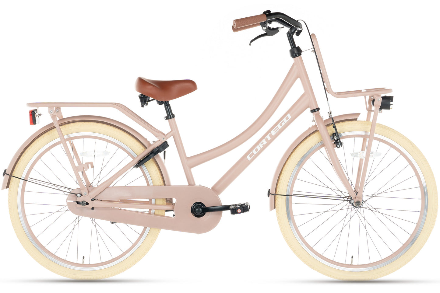 Transporter Mädchenfahrrad 22 Zoll Lachs