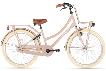 Transporter Mädchenfahrrad 22 Zoll Lachs