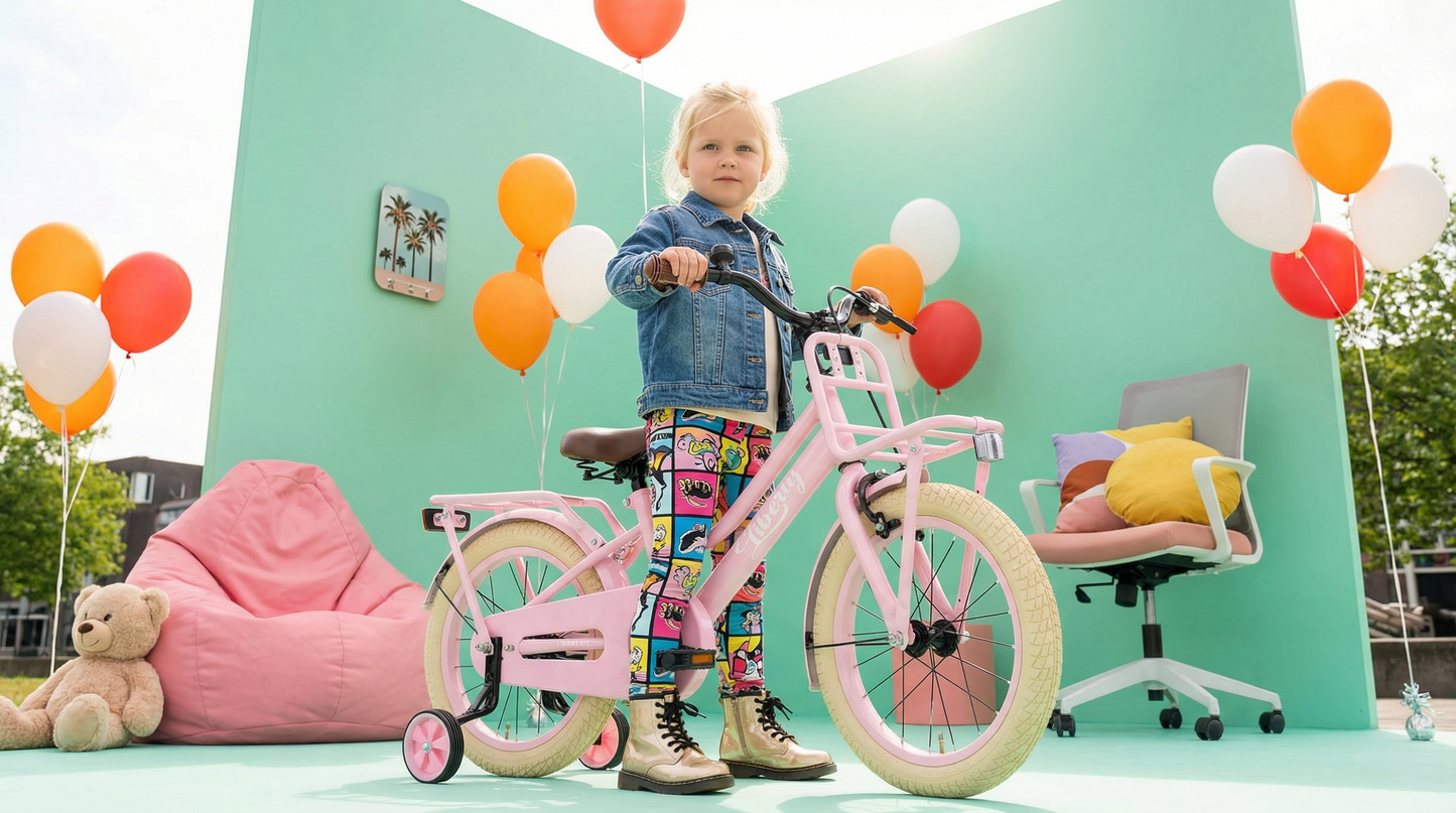 Liberty Mädchenfahrrad Pink 16 Zoll