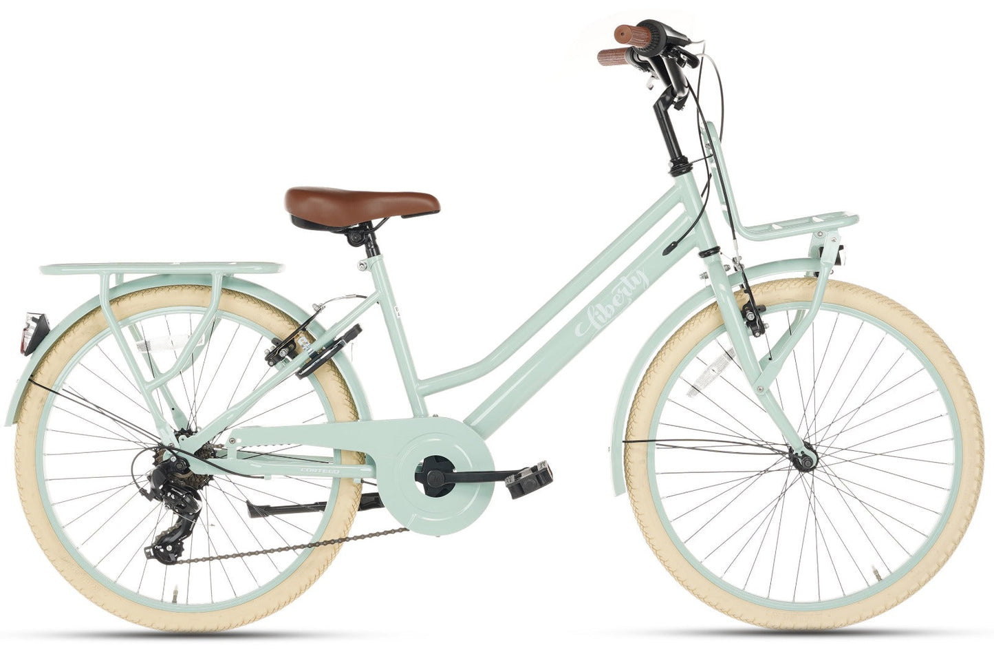 Liberty D7 Girls' Bicycle 24 inch - 7 Gears - Green 