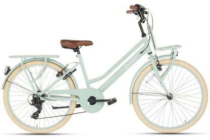 Liberty D7 Girls' Bicycle 24 inch - 7 Gears - Green 