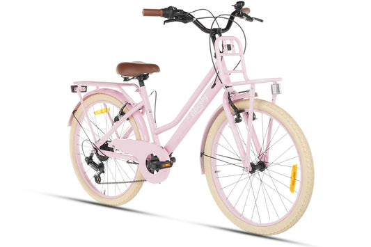 Liberty D7 Mädchenfahrrad 22 Zoll - 7 Gänge - Rosa