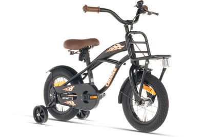 Cruiser Jungenfahrrad Schwarz 12 Zoll