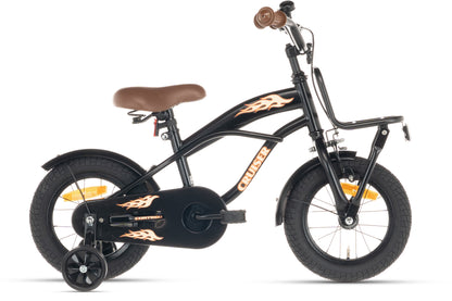 Cruiser Jungenfahrrad Schwarz 14 Zoll