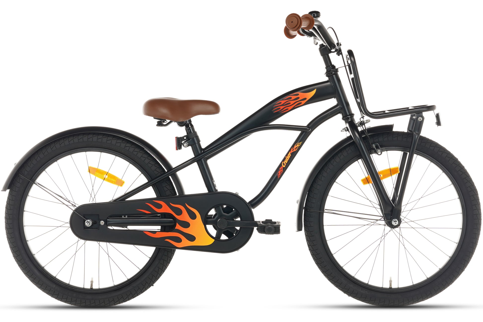 Cruiser Jungenfahrrad Schwarz 22 Zoll – Cortego