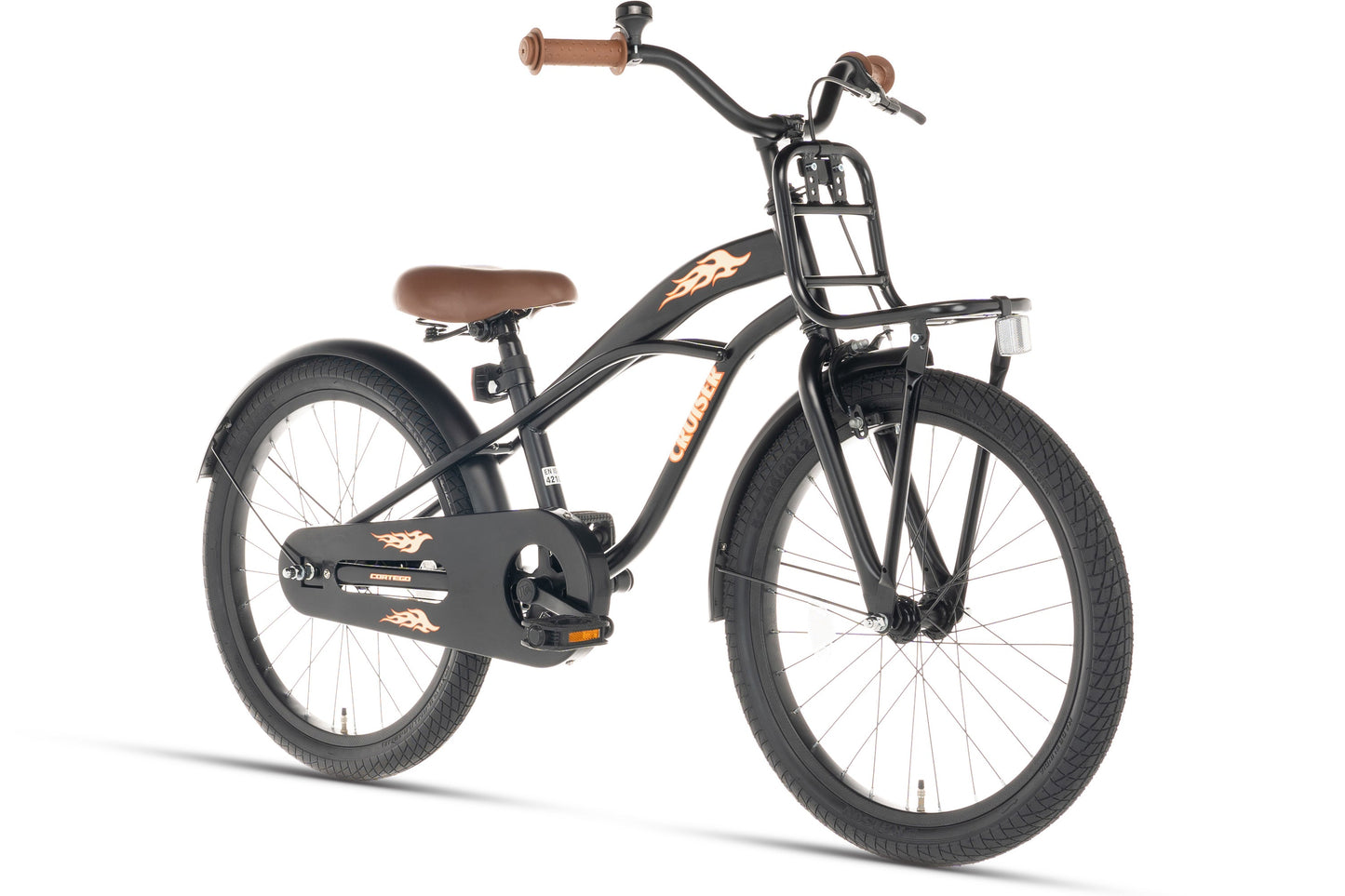 Cruiser Boys' Bicycle Black 22 Inch