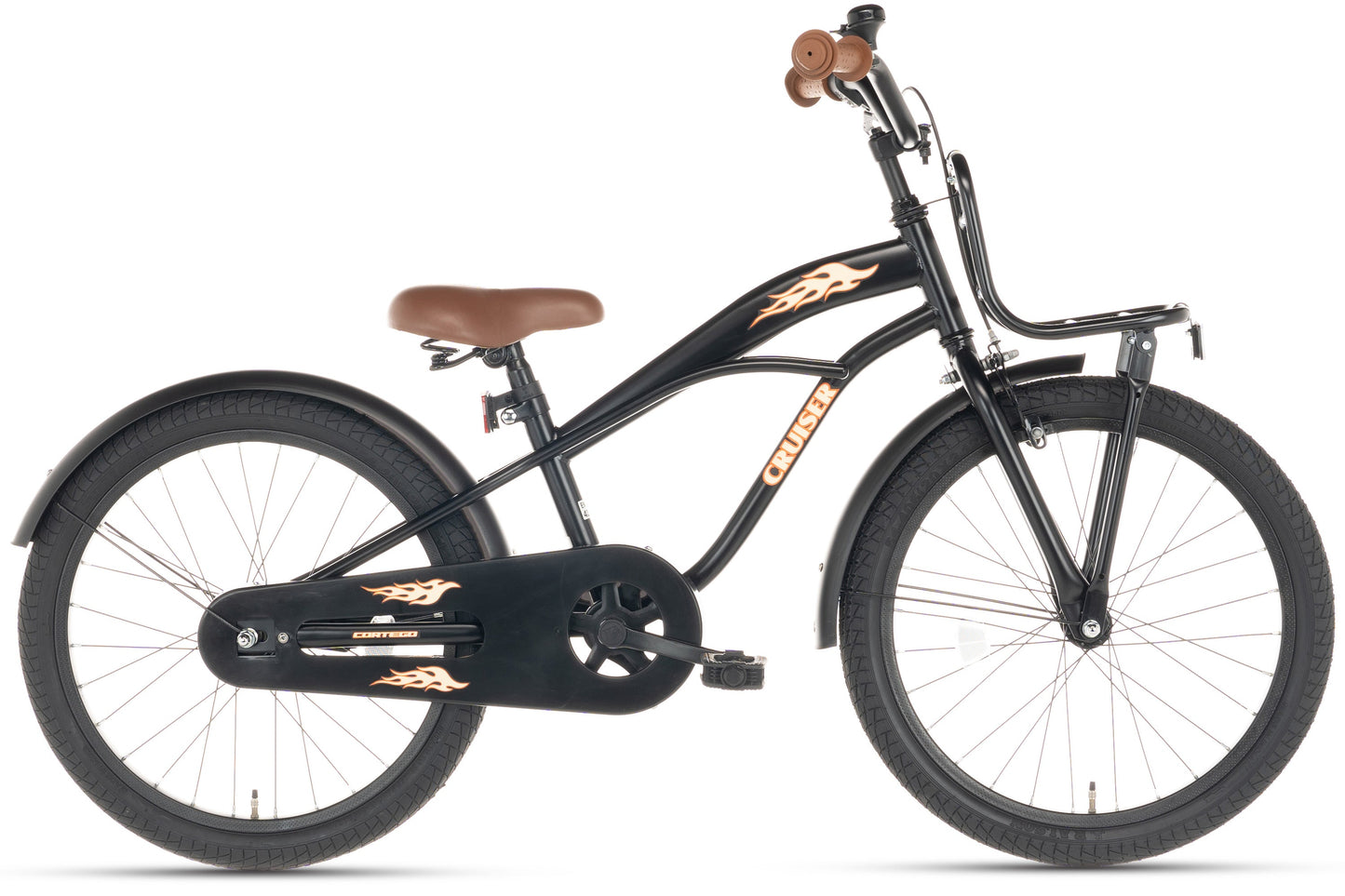 Cruiser Jungenfahrrad Schwarz 20 Zoll