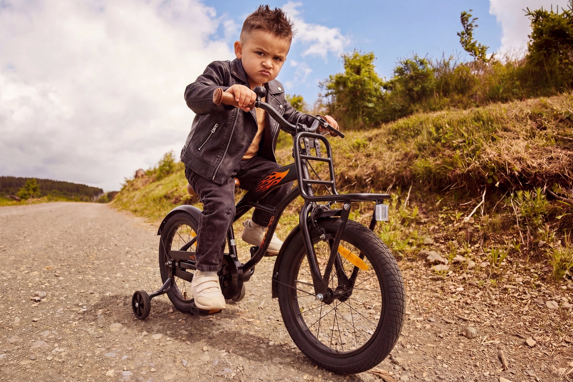 kinderfahrrad 6 jahre junge Kinderfahrrad 18 Zoll schwarz - Jungenfahrrad | Alter: 4-6 Jahre