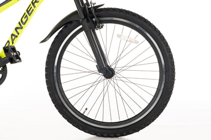 Ranger Plus 7-Gang Jungenfahrrad 24 Zoll fluoreszierend gelb
