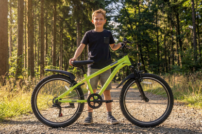 Ranger Plus 7-Gang Jungenfahrrad 24 Zoll fluoreszierend gelb