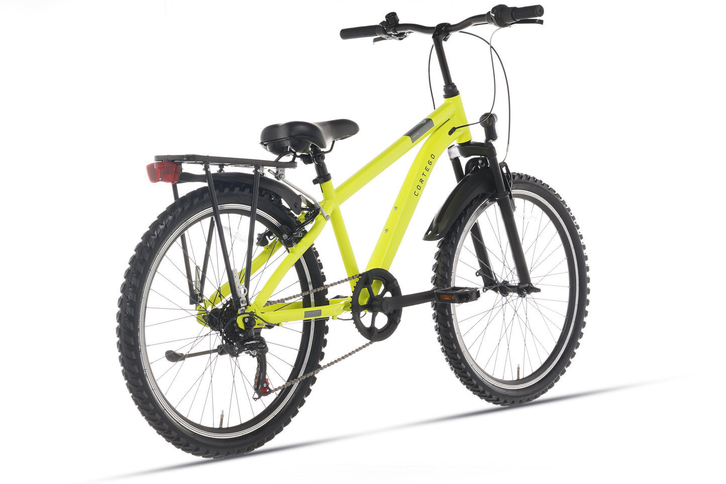 Ranger Plus 7-Gang Jungenfahrrad 24 Zoll fluoreszierend gelb
