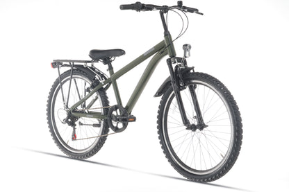 Ranger Plus 7-Gang Jungenfahrrad 24 Zoll Blau