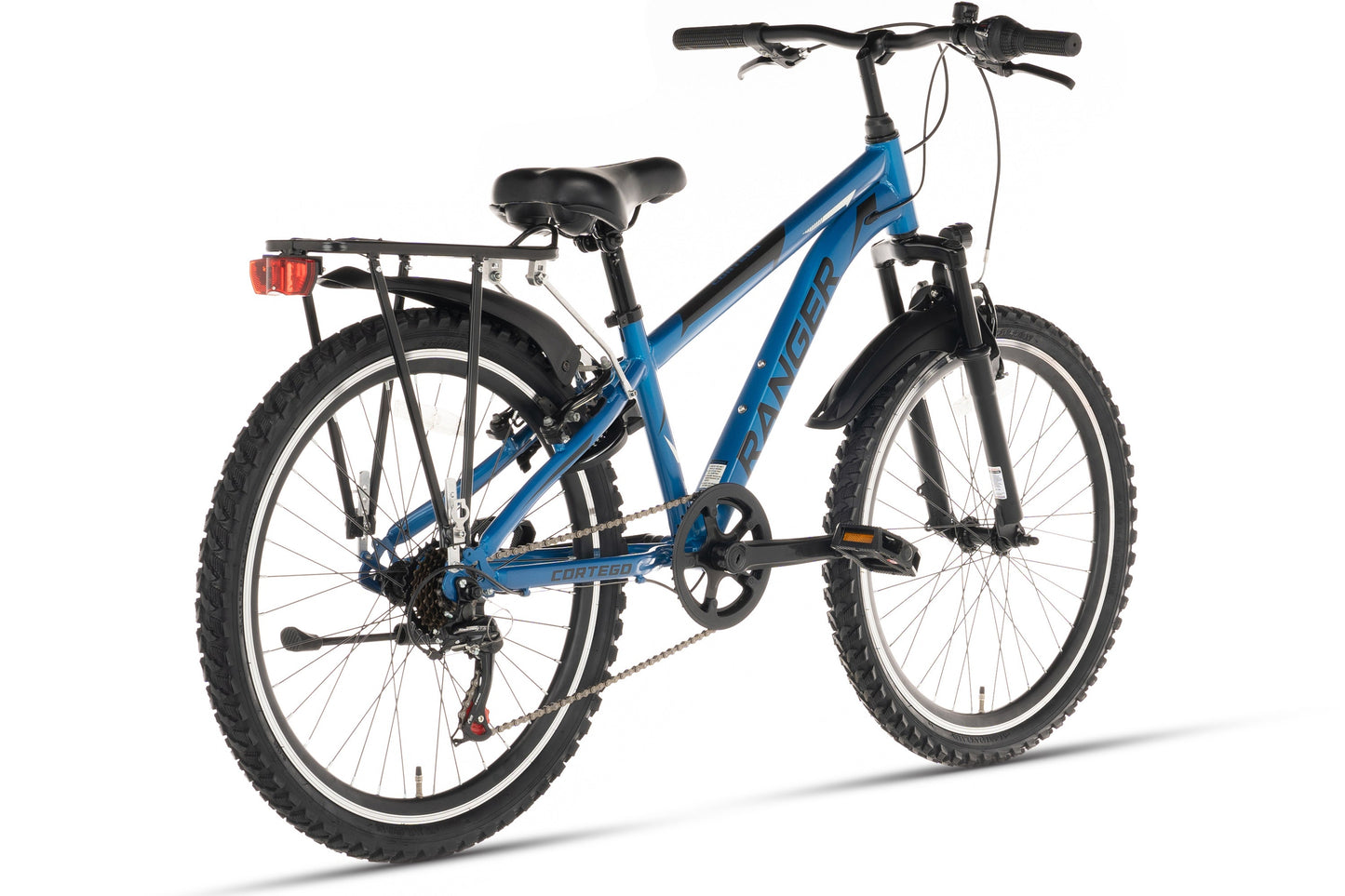Ranger Plus 7-Gang Jungenfahrrad 24 Zoll Blau