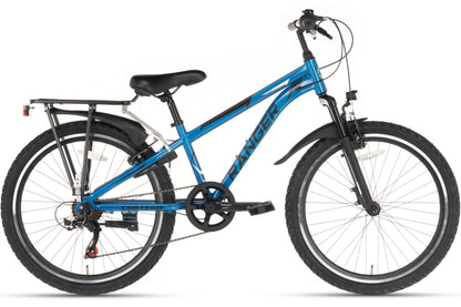 Ranger Plus 7-Gang Jungenfahrrad 24 Zoll Blau