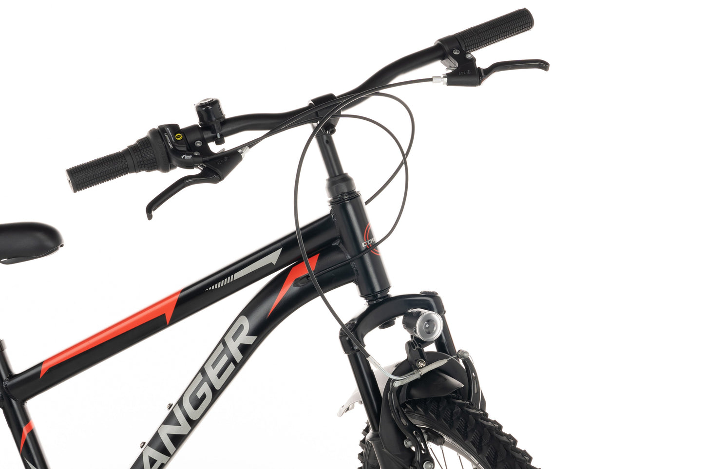 Ranger Plus 7-Gang Jungenfahrrad 24 Zoll Schwarz