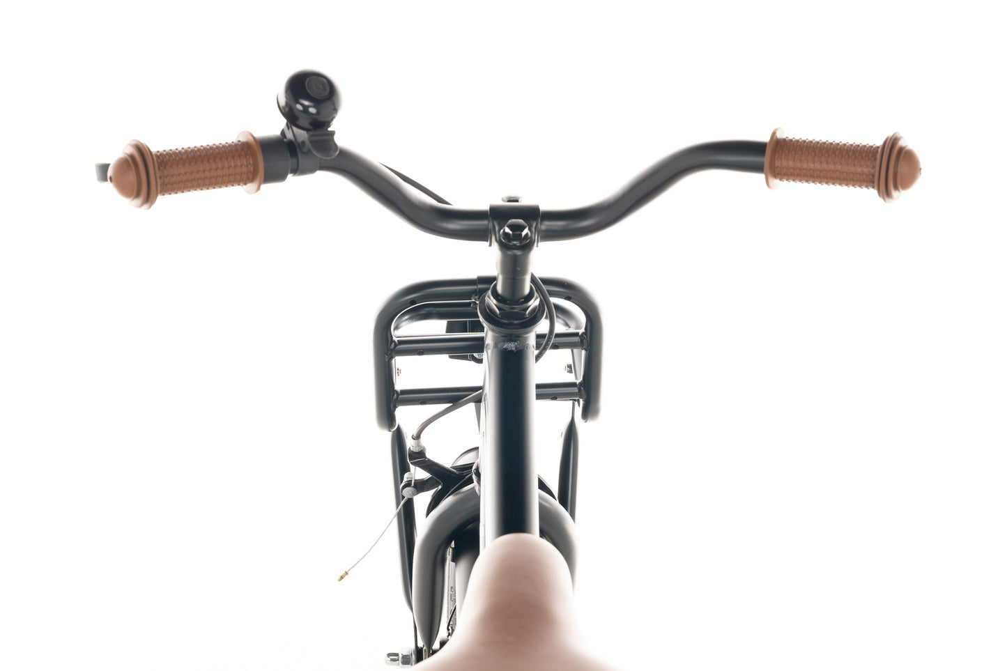 Urban Jungenfahrrad Mattschwarz 12 Zoll