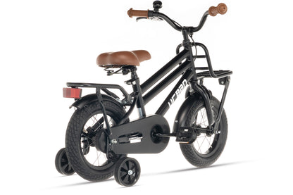 Urban Jungenfahrrad Mattschwarz 14 Zoll