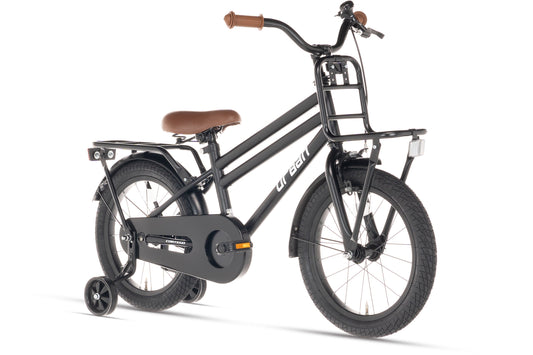 Urban Boys' Bike Matte Black 16 inch