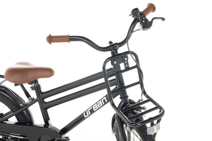 Urban Jungenfahrrad Mattschwarz 16 Zoll