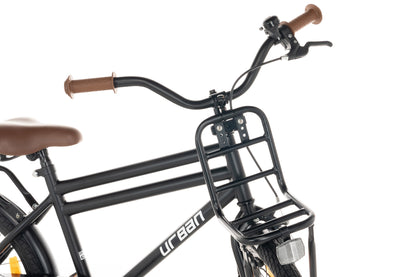 Urban Jungenfahrrad Mattschwarz 20 Zoll
