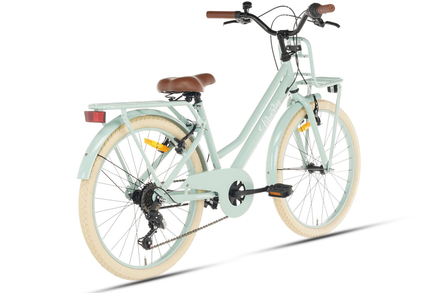 Liberty D7 Mädchenfahrrad 22 Zoll - 7 Gänge - Grün