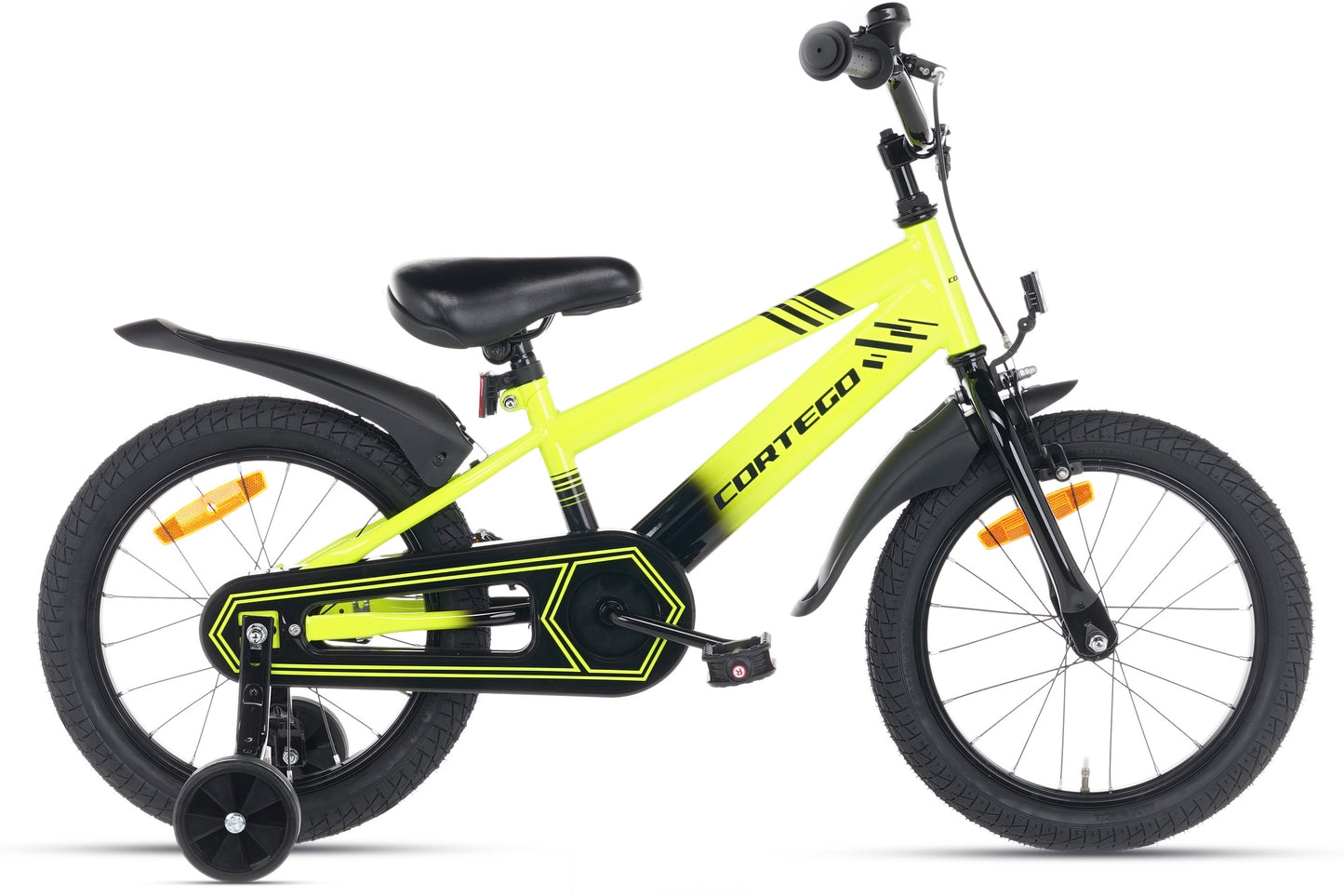 BMX Cross Jungenfahrrad Grün 16 Zoll