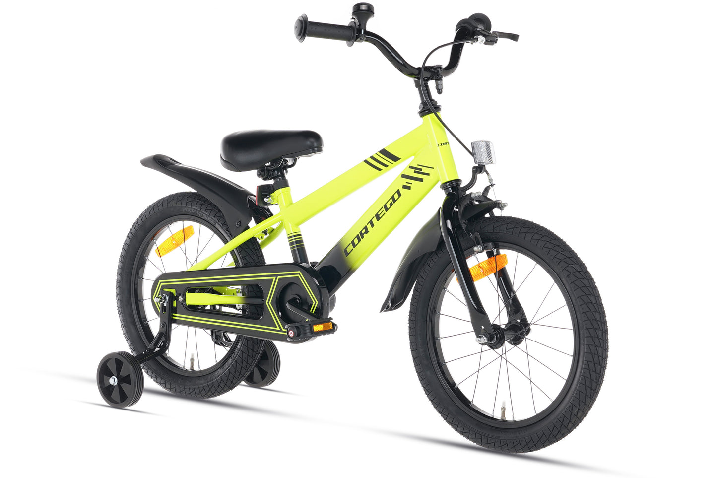BMX Cross Jungenfahrrad Grün 16 Zoll