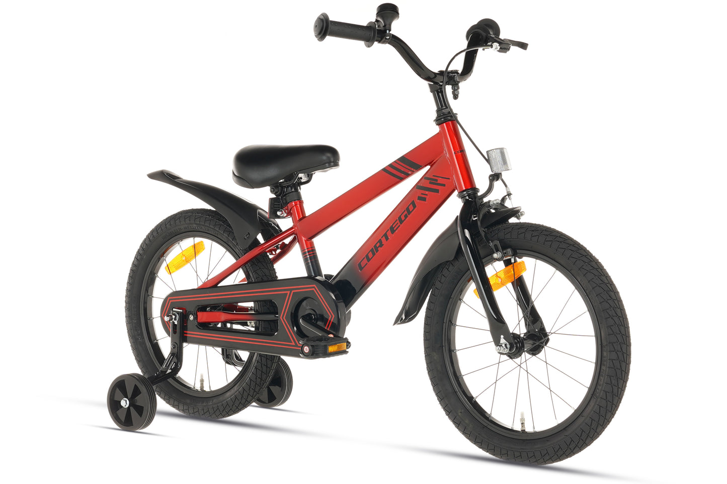 BMX Cross Jungenfahrrad Rot 16 Zoll